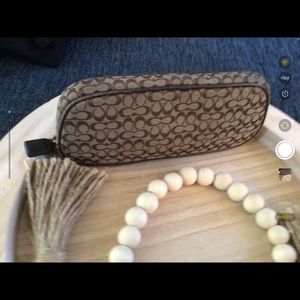 Coach eyeglass case